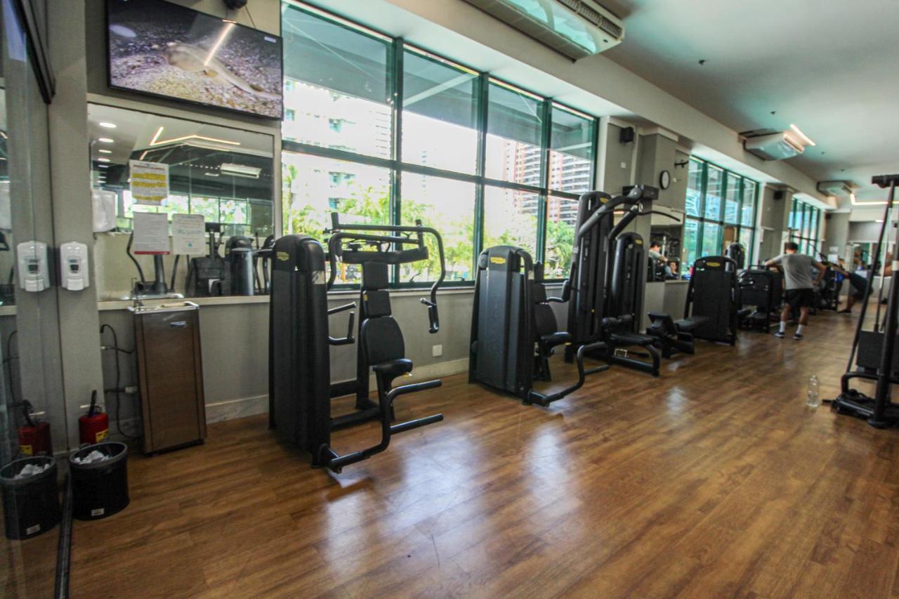 Barra Da Tijuca - 508 - De Frente Para Maravilhosa Piscina - Estacionamento Gratuito - Academia Comphania Atletica - Balsa Para Praia Gratis - Microondas - Geladeira Grande - Recepcao 24Horas - Wi-Fi - Com Pia Rio de Janeiro Luaran gambar
