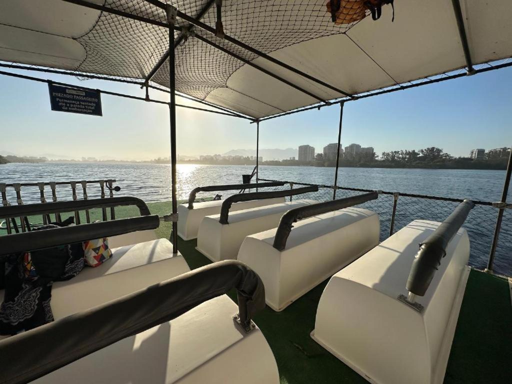 Barra Da Tijuca - 508 - De Frente Para Maravilhosa Piscina - Estacionamento Gratuito - Academia Comphania Atletica - Balsa Para Praia Gratis - Microondas - Geladeira Grande - Recepcao 24Horas - Wi-Fi - Com Pia Rio de Janeiro Luaran gambar