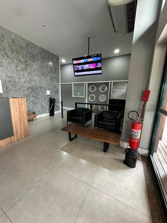 Barra Da Tijuca - 508 - De Frente Para Maravilhosa Piscina - Estacionamento Gratuito - Academia Comphania Atletica - Balsa Para Praia Gratis - Microondas - Geladeira Grande - Recepcao 24Horas - Wi-Fi - Com Pia Rio de Janeiro Luaran gambar